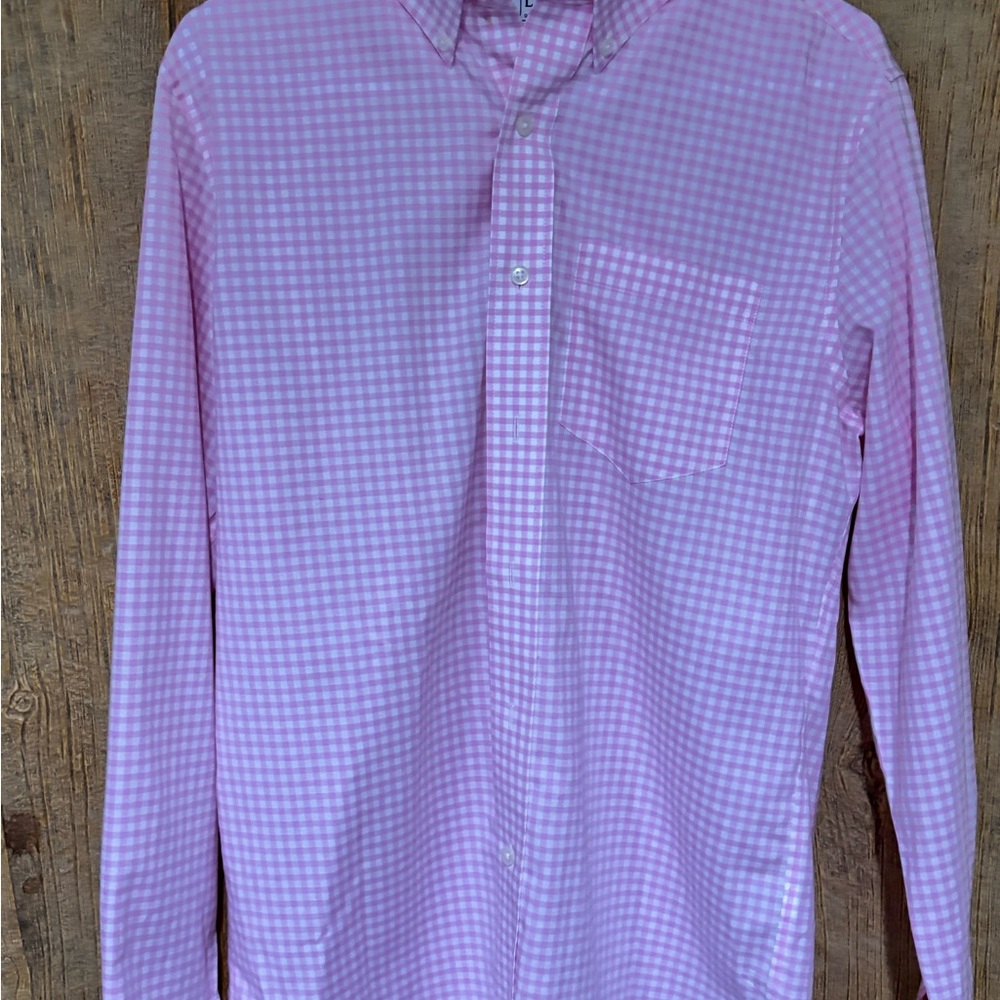 L.L. Bean Pink Casual Button Down Shirt